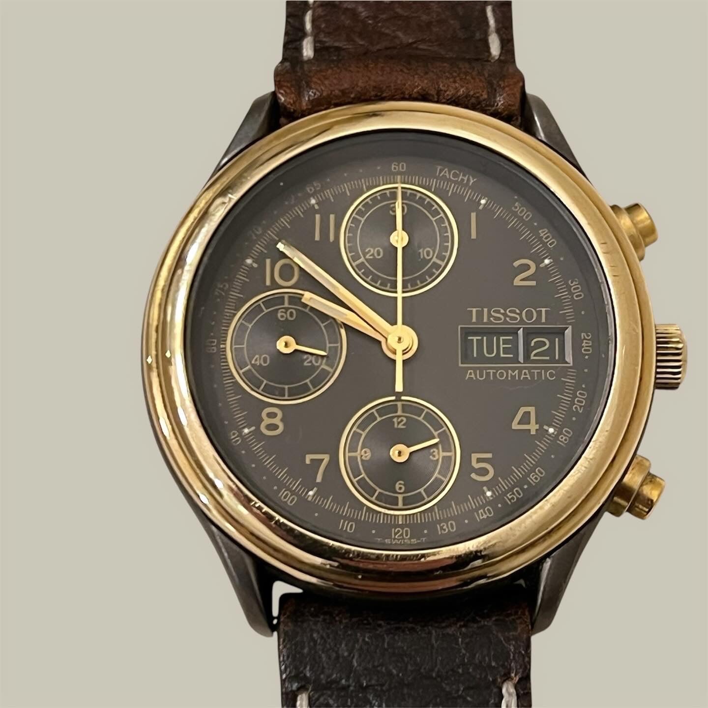 TISSOT SEASTAR AUTOMATIC CHRONOGRAPHE VINTAGE "METALGUN" (rare)