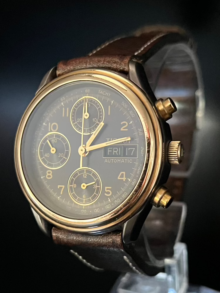 TISSOT SEASTAR AUTOMATIC CHRONOGRAPHE VINTAGE "METALGUN" (rare)