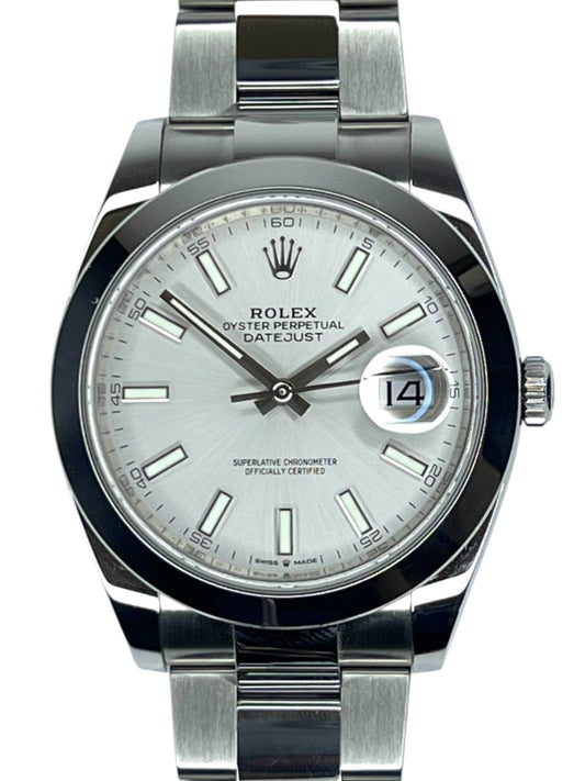 ROLEX Datejust 41mm silver