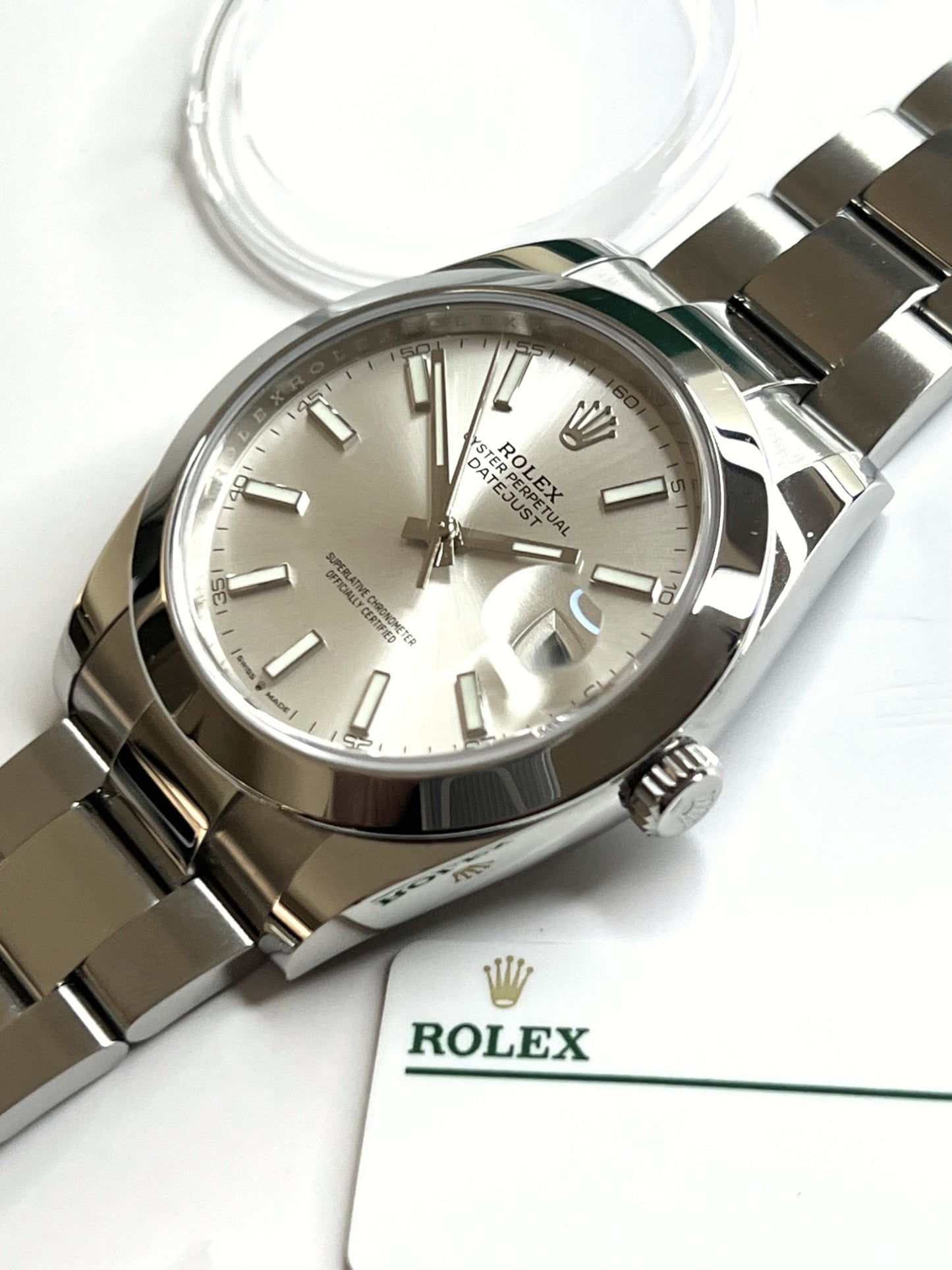 ROLEX Datejust 41mm silver